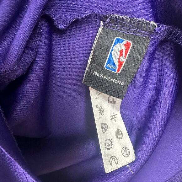 NBA Mens Phoenix Suns Crewneck Basketball #1 Devin Booker Purple T-Shirt Large - Picture 8 of 9